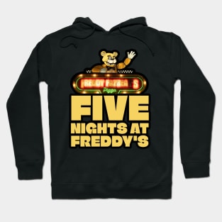 five nights at freddy's movie 2023 Josh Hutcherson graphic design Hoodie